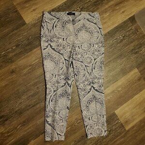 Women's New w/tags Talbots Pants. Size 12P, Black/White, Slim Leg, Ankle length